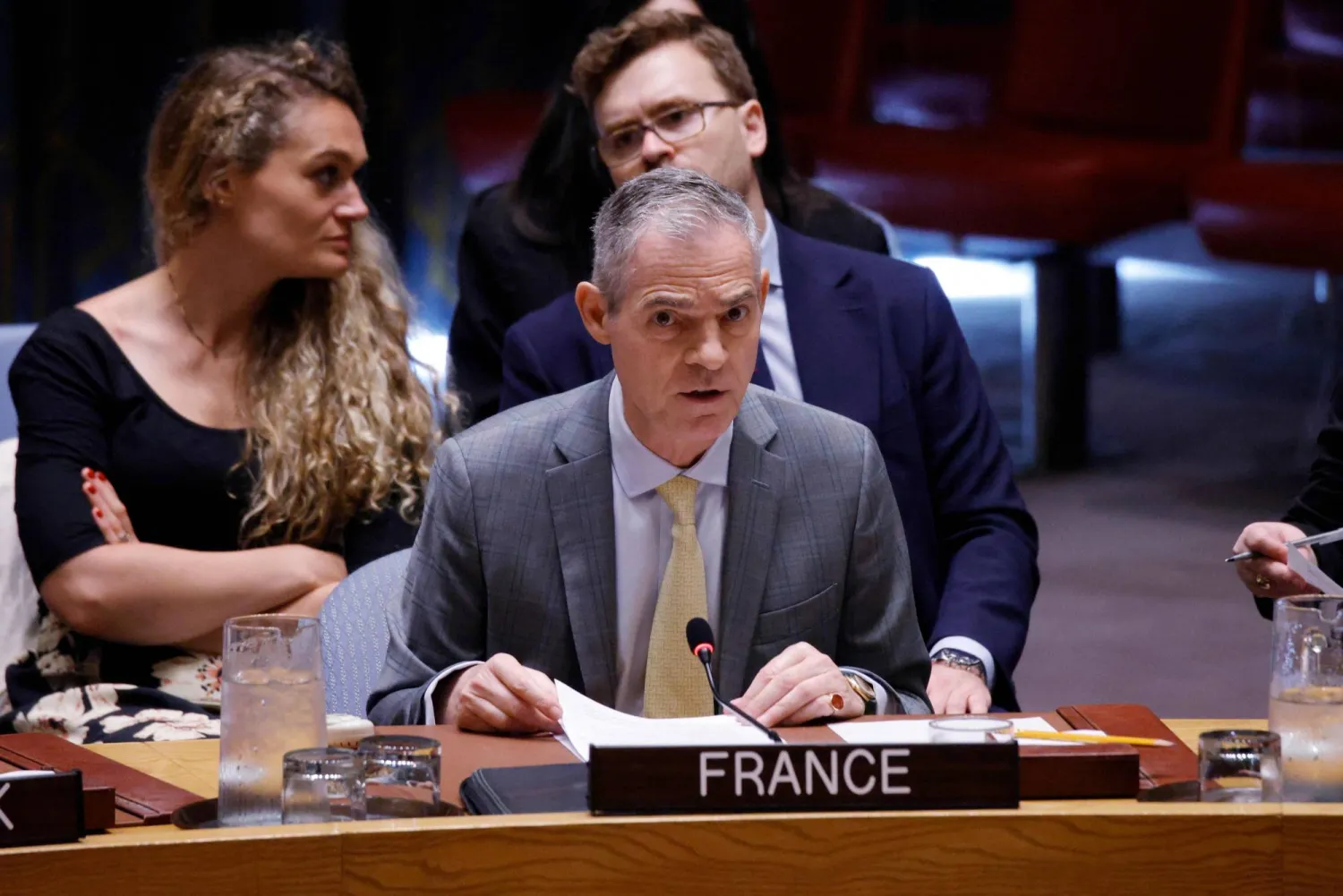 انسحاب أميركي غير مألوف من مجلس الأمن احتجاجا على انتقادات فرنسية