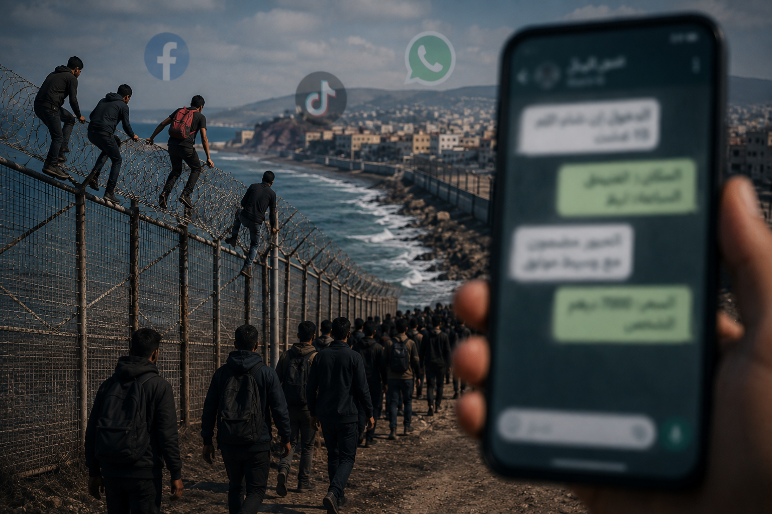 المغرب يعزز إجراءاته الأمنية على الحدود مع سبتة عقب دعوات لعبور جماعي جديد
