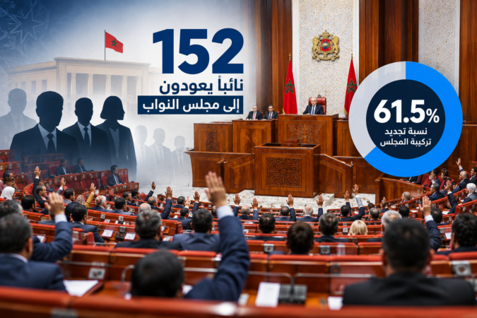 من أصل 224 أعادوا الترشح… 152 نائبا يعودون إلى مجلس النواب وتجديد تركيبته تتجاوز 61 في المائة – اليوم 24