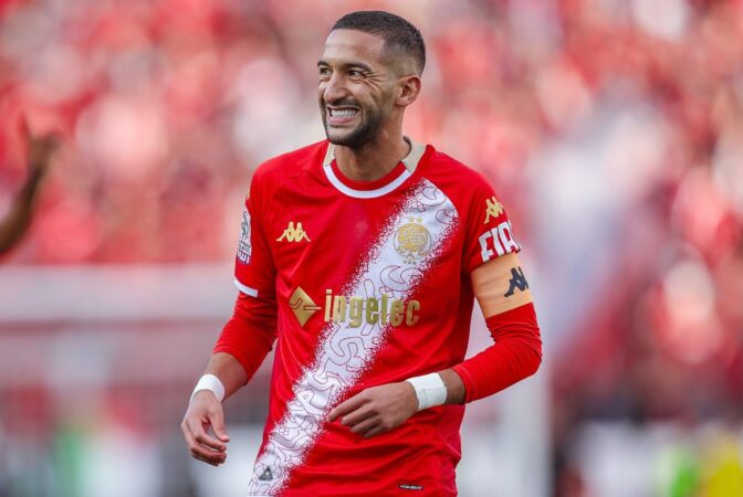 الوداد الرياضي ينهي ارتباطه بحكيم زياش بالتراضي