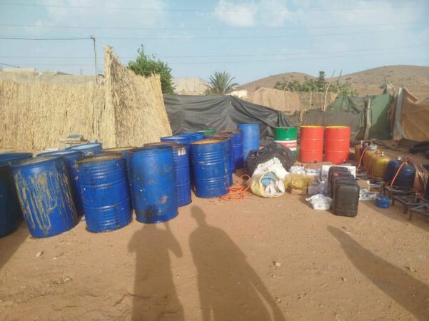 اشتوكة آيت باها: حجز 16 طنا من « ماء الحياة » وتوقيف خمسيني في مداهمة أمنية