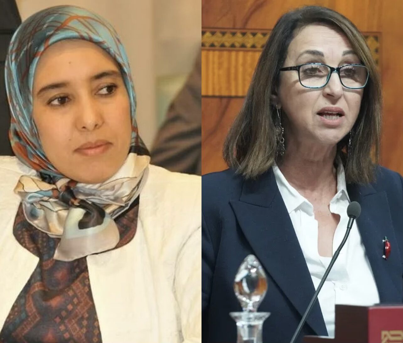 بسبب حملات تشهير... اليسار يتضامن مع منيب وماء العينين تلجأ للقضاء