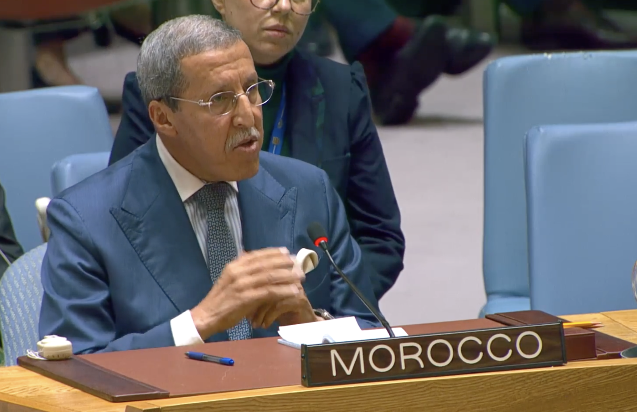 هلال يرد على سفير الجزائر: تمنعون المظاهرات الداعمة لفلسطين ثم تأتون إلى مجلس الأمن لتعظونا